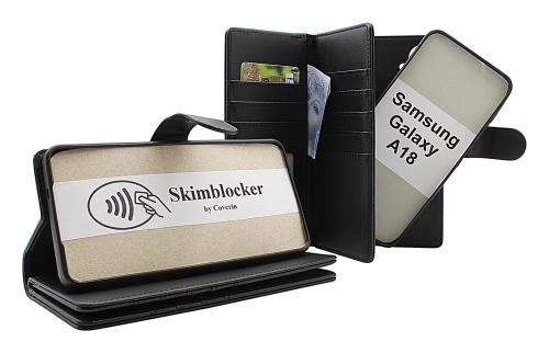 Skimblocker Samsung Galaxy A18 LTE XL Magnet Plånboksfodral