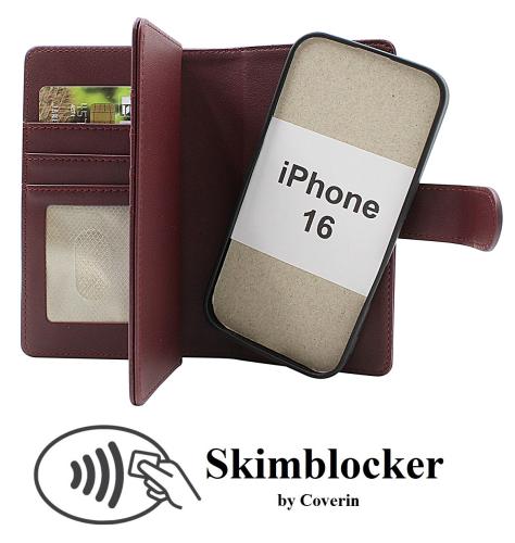 CoverinSkimblocker iPhone 16 XL Magnet Plånboksfodral