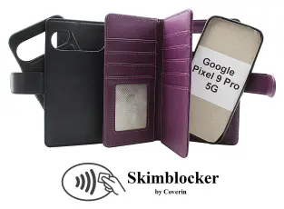 Skimblocker Google Pixel 9 / Pixel 9 Pro 5G XL Magnet Pl&aring;nboksfodral