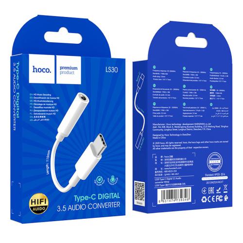 Hoco Type-C till Aux Adapter