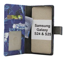 Skimblocker Samsung Galaxy S24 / S25 Plånboksfodral Design