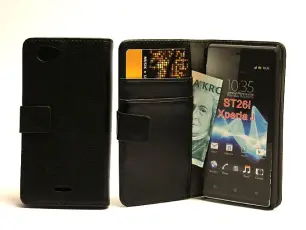 Pl&aring;nboksfodral Sony Xperia J (ST26i)