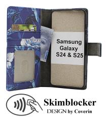 Skimblocker Samsung Galaxy S24 / S25 Plånboksfodral Design