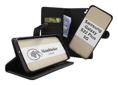 Skimblocker Samsung Galaxy S22 Plus 5G Magnet Plånboksfodral