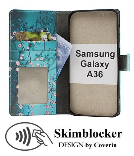 Skimblocker Samsung Galaxy A36 Plånboksfodral Design