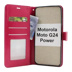 Crazy Horse Wallet Motorola Moto G24 Power