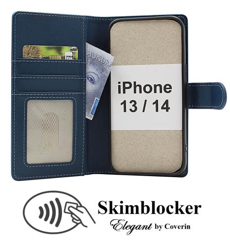 Skimblocker iPhone 13 / 14 Plånboksfodral