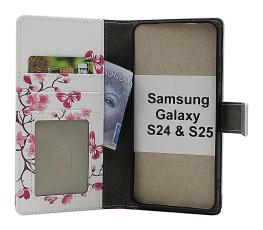 Skimblocker Samsung Galaxy S24 / S25 Plånboksfodral Design