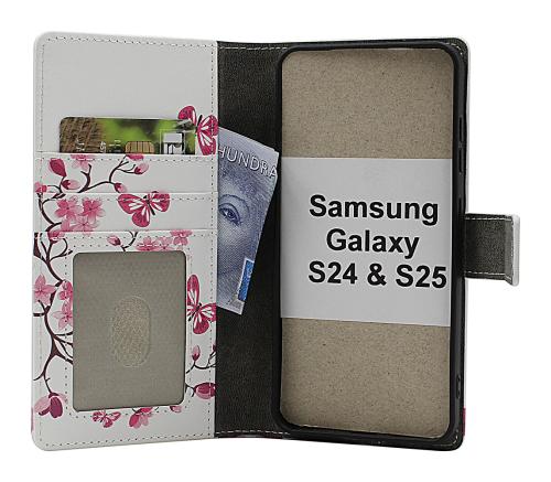 Skimblocker Samsung Galaxy S24 / S25 Plånboksfodral Design