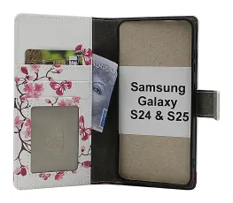 Skimblocker Samsung Galaxy S24 / S25 Plånboksfodral Design