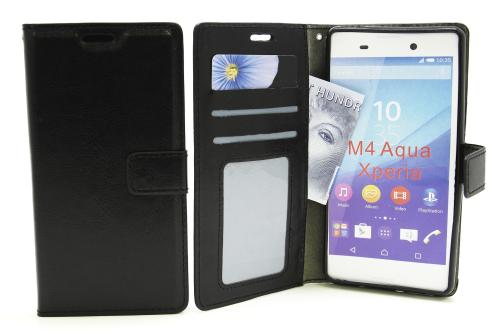 billigamobilskydd.seCrazy Horse Wallet Sony Xperia M4 Aqua (E2303)