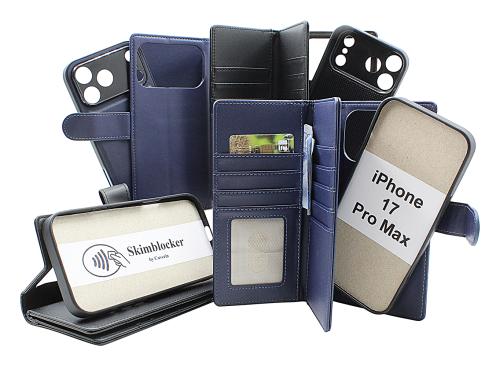 Skimblocker iPhone 17 Pro Max XL Magnet Plånboksfodral