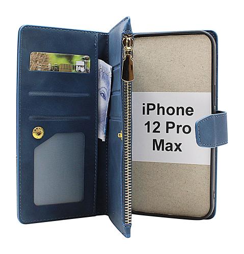 XL iPhone 12 Pro Max Lyx Plånboksfodral
