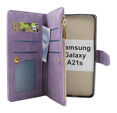 XL Samsung Galaxy A21s Lyx Plånboksfodral