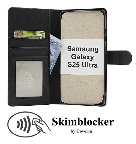 CoverinSkimblocker Samsung Galaxy S25 Ultra Magnet Plånboksfodral