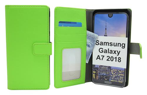 Skimblocker Magnet Fodral Samsung Galaxy A7 2018 (A750FN/DS)