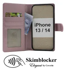Skimblocker iPhone 13 / 14 Pl&aring;nboksfodral