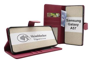 Skimblocker Samsung Galaxy A57 5G Pl&aring;nboksfodral