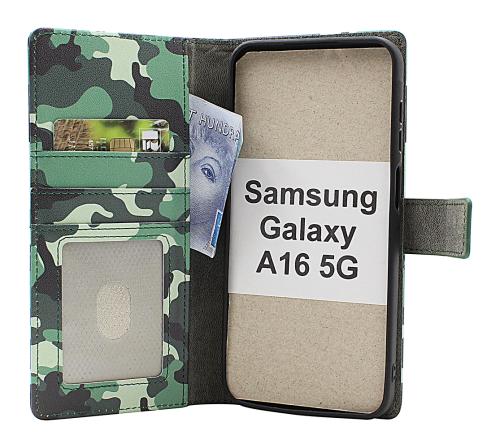 Skimblocker Samsung Galaxy A16 / A16 5G Magnet Plånboksfodral Design