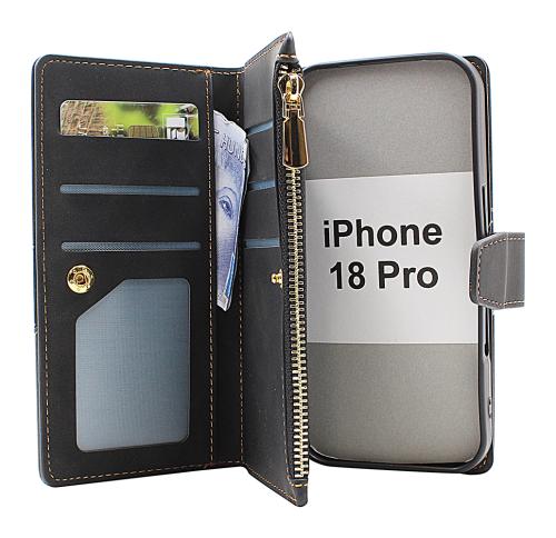 XL iPhone 18 Pro Lyx Plånboksfodral