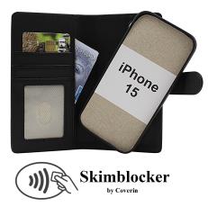 CoverinSkimblocker iPhone 15 Magnet Plånboksfodral