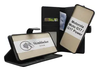 Skimblocker Motorola Moto G17 / G17 Power Magnet Pl&aring;nboksfodral