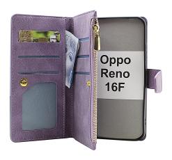 XL Oppo Reno 16F Lyx Pl&aring;nboksfodral