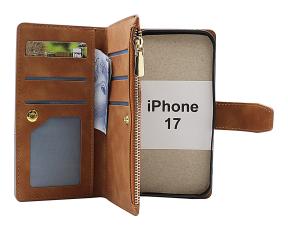 XL iPhone 17 Lyx Pl&aring;nboksfodral