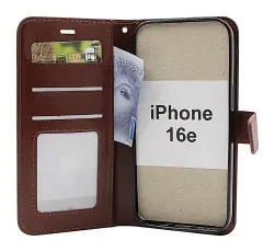 Crazy Horse iPhone 16e Pl&aring;nboksfodral