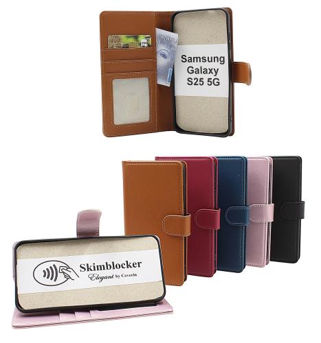 Skimblocker Samsung Galaxy S25 Plånboksfodral