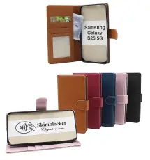 Skimblocker Samsung Galaxy S25 Plånboksfodral