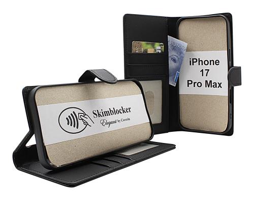 Skimblocker iPhone 17 Pro Max Plånboksfodral