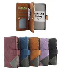 XL Samsung Galaxy A27 Lyx Pl&aring;nboksfodral