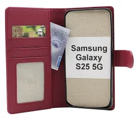 Skimblocker Samsung Galaxy S25 Plånboksfodral