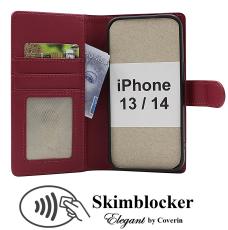 Skimblocker iPhone 13 / 14 Plånboksfodral