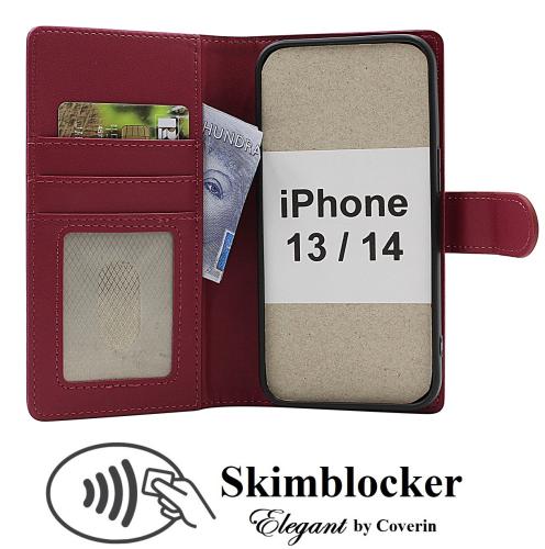 Skimblocker iPhone 13 / 14 Plånboksfodral