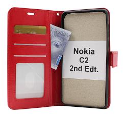 Crazy Horse Wallet Nokia C2 2nd Edition