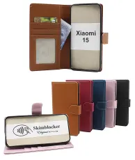 Skimblocker Xiaomi 15 Plånboksfodral