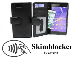 Skimblocker Pl&aring;nboksfodral Sony Xperia Z3 Compact (D5803)