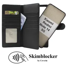 Skimblocker Xiaomi Redmi Note 14 5G XL Magnet Plånboksfodral
