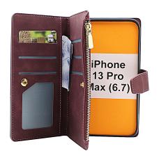 XL iPhone 13 Pro Max Lyx Pl&aring;nboksfodral