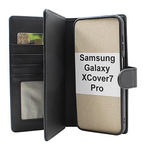 Skimblocker Samsung Galaxy XCover7 Pro, XL Magnet Plånboksfodral