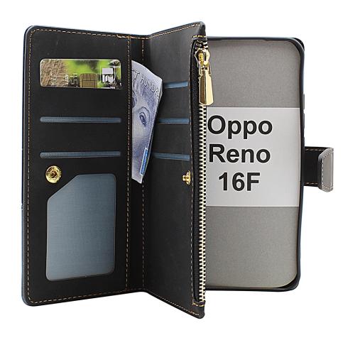 XL Oppo Reno 16F Lyx Plånboksfodral