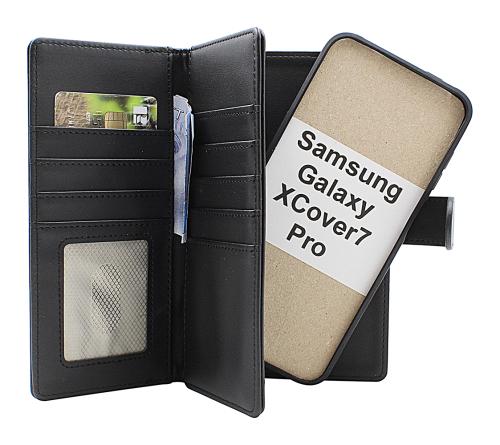 Skimblocker Samsung Galaxy XCover7 Pro, XL Magnet Plånboksfodral