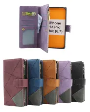 XL iPhone 13 Pro Max Lyx Pl&aring;nboksfodral