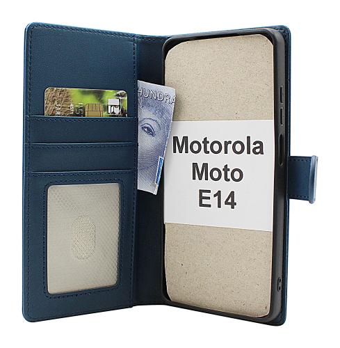 Skimblocker Motorola Moto E14 Magnet Plånboksfodral
