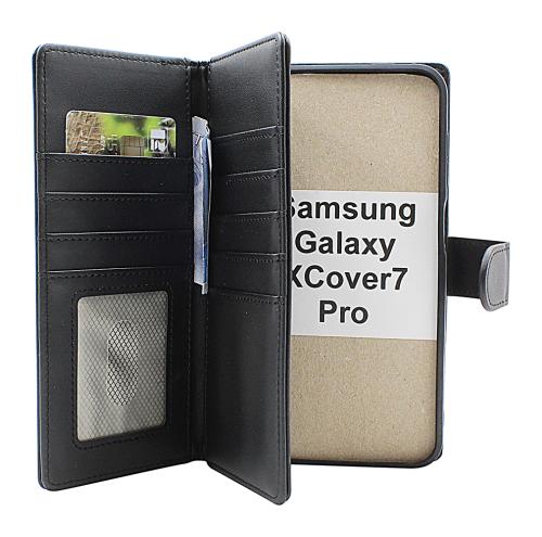 Skimblocker Samsung Galaxy XCover7 Pro, XL Magnet Plånboksfodral
