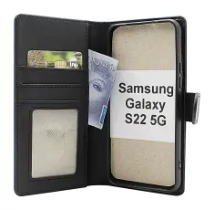Skimblocker Samsung Galaxy S22 5G Pl&aring;nboksfodral