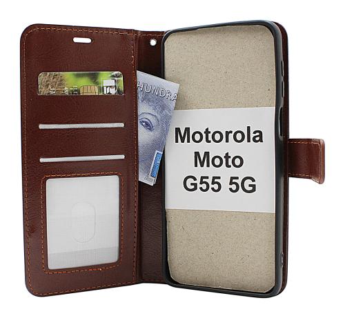 billigamobilskydd.seCrazy Horse Motorola Moto G55 5G Plånboksfodral