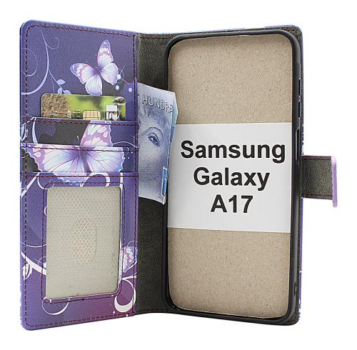 Skimblocker Samsung Galaxy A17 Magnet Plånboksfodral Design